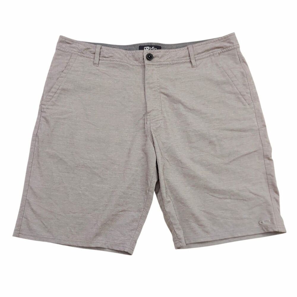 O'Neill Hybrid Shorts Mens 36 Brown Stretch Chino Quick Dry Surf Beach Travel